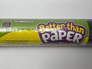 lot 105 image: Better than Paper Bulletin Board Roll Chalkboard 4ft x 12ft