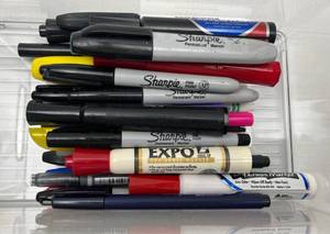 lot 111 image: Office Marker Set with Sharpie and EXPO Dry Erase Markers