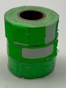 lot 116 image: Green Adhesive Label Roll
