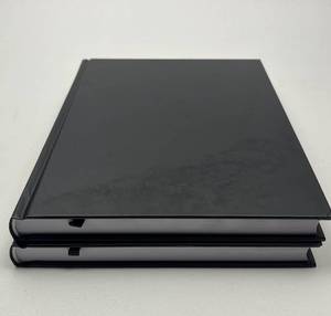 lot 153 image: Set of Black Hardcover Notebooks with Lined Pages