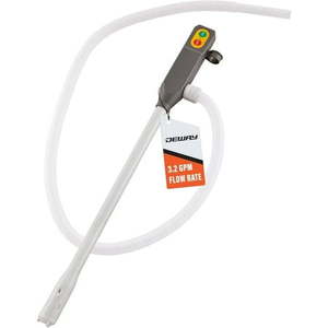 lot 15351 image: Deway Fuel Transfer Siphon Pump Portable Battery Operated Auto-Stop 2.4 GPM