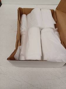 lot 15416 image: 12 Rolls Of Clear Plastic Trash Bags