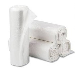 lot 15424 image: 10 Rolls Of Inteplast Commercial Trash Bags Perforated Roll 10gal 24x24