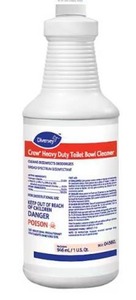 lot 15431 image: 8 Pack Of Diversey Crew Heavy Duty Toilet Bowl Cleaner 32 oz