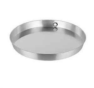 lot 15434 image: 24 in. Aluminum Round Water Heater Drain Pan with PVC Fitting
