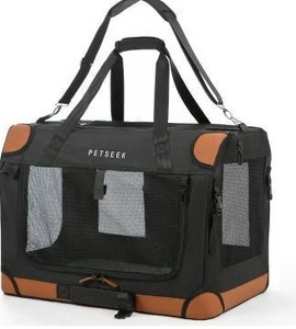 lot 15446 image: Extra Large Cat Carrier Soft Sided, Black