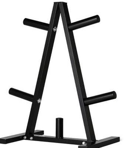 lot 15452 image: Amazon Basics Weight Plate Tree Rack