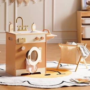 lot 15454 image: ROBOTIME Toy Kitchen Washer Playset
