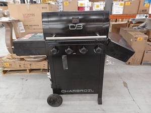 lot 15489 image: Charbroil Performance Series Black 4 -Burner Liquid Propane Gas Grill