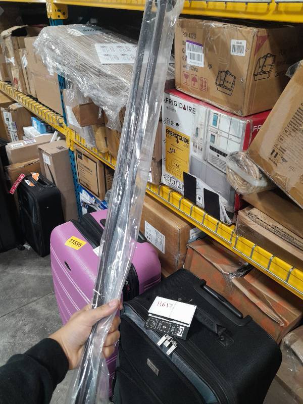 lot 61065 image: Kenney Deco Window Curtain Rod, 48 to 86-Inch, Cocoa