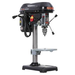 lot 18031 image: SHOPMAX 8 inch 9 adjustable speeds 4.2 Amp Benchtop Drill Press