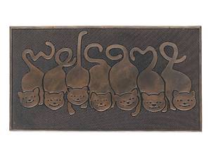 lot 62159 image: A1HC Rubber Welcome Doormat for Outdoor Indoor Entrance, Non-Slip Backing Front Door Mat for High Traffic Area Use, Fun Designed Entrymat, 18x30 Pin Matsi