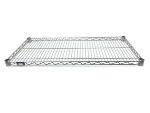 lot 62170 image: Nexel Wire Shelf, Silver Epoxy Finish, 18W x 36L