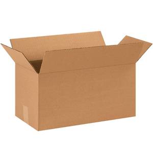 lot 61145 image: BOX USA Shipping Boxes Long 18L x 9W x 9H 25-Pack - Corrugated Cardboard Box for Moving, Mailing, Packing, Packaging and Storage