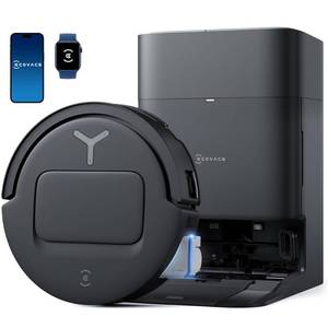 lot 61157 image: ECOVACS DEEBOT T80 Omni Robot Vacuum and Mop, Instant Self-Cleaning OZMO Roller Mop, TruEdge Deep Cleaning, AI Navigation, 18,000Pa Suction and ZeroTangle 3.0 for Pets and Carpets