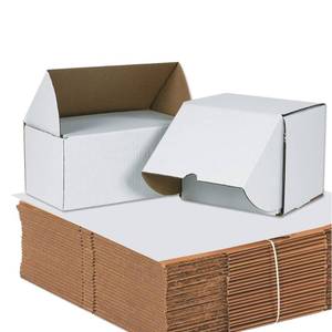 lot 60162 image: Box USA 7 Deluxe Shipping Boxes, 7 12L x 7W x 6 12H, 25-Pack - White Box Mailers for Packaging, Storage, Gifts or Bulk Business Orders