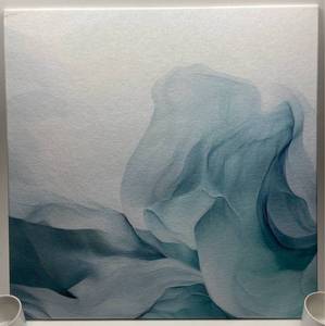 lot 125 image: Abstract Blue Wave Canvas Painting Set