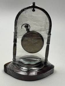 lot 135 image: Clock Display with Years Down Forever to Go Engraving