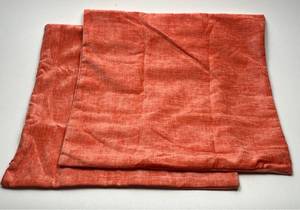 lot 160 image: Coral Orange Throw Pillow Covers CaliTime Home Decor