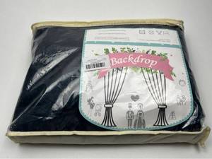lot 171 image: Wedding Photography Backdrop Curtains with Arch Design