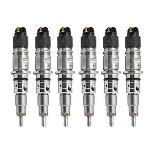 lot 17084 image: Raodelupe 6PCS 0445124019 5289266 5289266PX Common Rail Injector Compatible with Cummins QSB4.5 QSB6.7 B6.7 Engine 52892660600 5289266RX 5289266RX