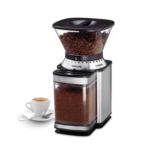 lot 17085 image: Cuisinart Coffee Grinder, Electric One-Touch Automatic Burr Coffee Grinder with 18-Position Grind Selector, Cup Size Selector for 4 - 18 Cups, DBM-8P1, Black Stainless-NEEDS CLEANED - Retail $54