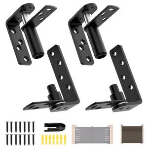lot 23823 image: 2Pack,Upgraded Heavy Saloon Door Hinges,Cafe Door Hinges,Self-Return Double Swinging Door Hinge,Bar Door Hinge,Swinging Door Hardware,304 Stainless Steel,88Lbs Load_Bearing,Easy Installation - Retail $42