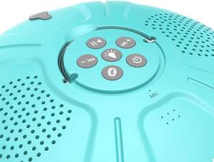 Skywin Floating Pool Speaker with Lights, Wireless Waterproof Bluetooth Speaker for Pool - Dual 5W Sound, Touch Controls, Rechargeable Shower Speaker, Inflatable Hot Tub Accessories for Pool Parties - Retail: $65