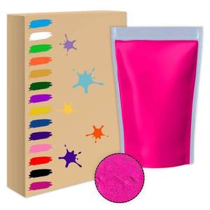 lot 23846 image: 2.2lb1kg drak pink color powder non toxic bulk organic washable natural gender reveal decorations colour war dog animal summer camps festivals gift run gulal - Retail $16