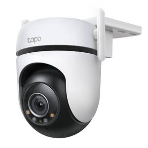 lot 23848 image: TP-Link Tapo 2K QHD Outdoor PanTilt Wi-Fi Security Camera, 360° View, Motion Tracking, Color Night Vision, Free PersonVehicleMotion Detection, Cloud & SD Card Storage, 247 Recording, Tapo C520WS - Retail $57