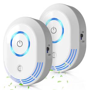 lot 25142 image: Plug in Air Ionizers 60 Million Negative Ions Out Put, 2 in 1 Ozone Odor Eliminator and Air Ionizers for Home, Kitchen, Bedroom, Office, Mini Air Cleaner for Dust, Smoke, Pets, 2 Pack