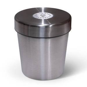 lot 25148 image: The Ice Cream Canteen  Original Shark Tank Insulated Ice Cream Pint Holder and Chiller  Stainless Steel Food Container for Frozen Treats, Travel, Beach & Gifts for Ice Cream Lovers (Stainless Steel) - Retail $35