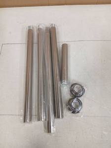 lot 25173 image: Shower Curtain Rod Silver 19-73in