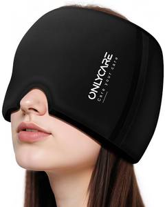 lot 26632 image: ONLYCARE Migraine Relief Cap, Upgraded Odorless Migraine LCE Head Wrap, Headache Relief Hat for Migraine - Retail $20