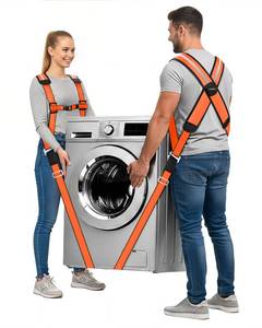 lot 26645 image: Ytonet Moving Straps, 2-Person Lifting and Moving System, X-Shaped Back Padded Movings Straps for Lifting Appliance, Furniture Strap Move Heavy Objects Up to 800lbs for Mattresses, Refrigerator, Sofa - Retail $30