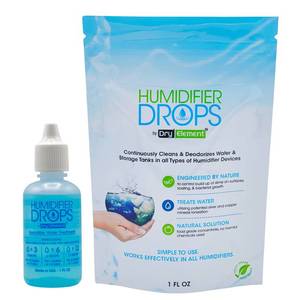 lot 26683 image: The Original Humidifier Drops - Premium Food Grade Concentrate, Slows Down Residue Accumulation on Surfaces, Minimizes Scaling - Freshens Water in All Humidifier Models, 100 Day Supply, Made in USA - Retail $20