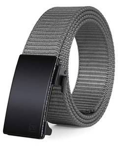 lot 31296 image: FAIRWIN Mens Ratchet Belt, Nylon Tactical Belt, Adjustable Ratcheting Buckle for Golf Work Casual Outdoor Hiking Daily Wear - Retail $15