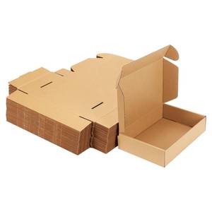 lot 62674 image: MEBRUDY 9x6x2 Inches Shipping Boxes Pack of 50, Small Corrugated Cardboard Box for Mailing Packing Literature Mailer - Retail $32