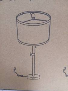 lot 62676 image: Adjustable Height Table Lamps Set of 2 - Retail $45