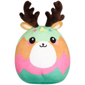 lot 23974 image: CAIYUEGG Christmas Reindeer Plush 12.5 Christmas Stuffed Animal Doll - Cute Soft Decompress Animals Plush Toys Great Gifts for Kids,Holiday Party Exchange or Soft Festive Fall Winter House Decor - Retail $10