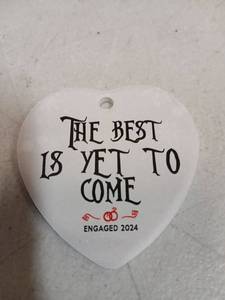 lot 26711 image: Nightmare Before Christmas Engagement Ornament 2024 - Retail $8