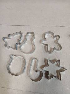 lot 26737 image: Christmas Cookie Cutters 6pk