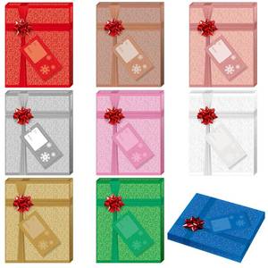 lot 31355 image: Patelai 18 Pcs Christmas Gift Card Holder Boxes Glitter Gift Card Box with Red Wrapping Bow Small Gift Card Holders Christmas Giftcard Containers Gift Wrap Boxes for Xmas Holiday Party (Bright Color) - Retail $13