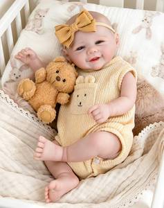 lot 19482 image: Aori Lifelike Reborn Baby Dolls - 20-inch Realistic Newborn Girl with Soft Body, Premium Weighted Baby Doll that Look Real with Outfit for Girls Age 3, Parents, Elderly - Retail $44
