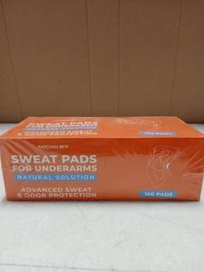 lot 25264 image: PATCH4U MFP Underarm Sweat Pads 100 Count - Retail $15