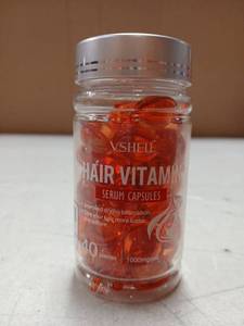 lot 27776 image: VSHELL Hair Vitamin Serum Capsules 40 Pieces - Retail $15