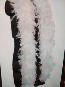 lot 27779 image: Tigeen Turkey Chandelle Feather Boa 2yds 80g White