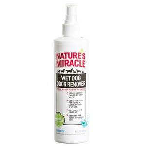 lot 27804 image: Natures Miracle Wet Dog Odor Remover 16 oz - Retail $20