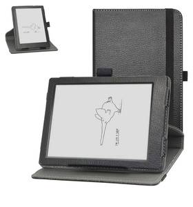 lot 31446 image: MAMA MOUTH for Onyx Boox Poke 5 Rotating Case,360 Degree Rotary Stand with Cute Pattern Cover for Onyx Boox Poke 5 Boox Poke 5S 6 EReader Case,Black - Retail $11