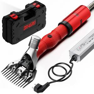 lot 1675 image: Dragro 1000W Electric Sheep Shears, Professional Sheep Clippers, Animal Grooming Clippers for Horse Alpacas Goats, Farm Livestock Shearing Machine-Grooming Kit Animal Hair Cutting